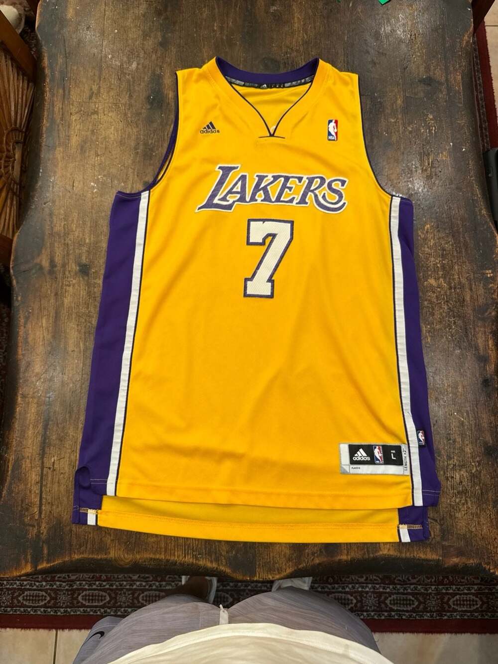 NBA LAKER LAMAR ODOM #7 JERSEY adidas